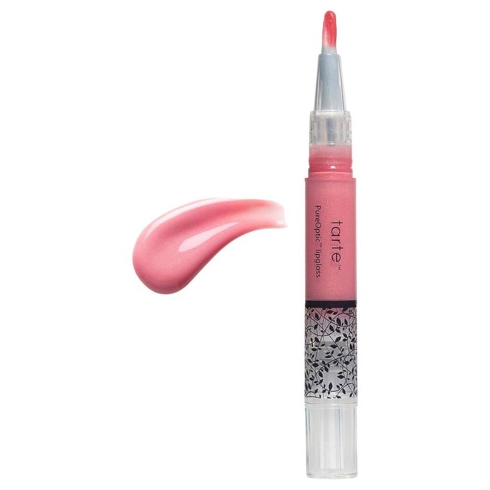 TARTE HIGH PERFORMANCE NATURALS SHEER OPTIC LIP GLOSS WHISPERING PINK NIB